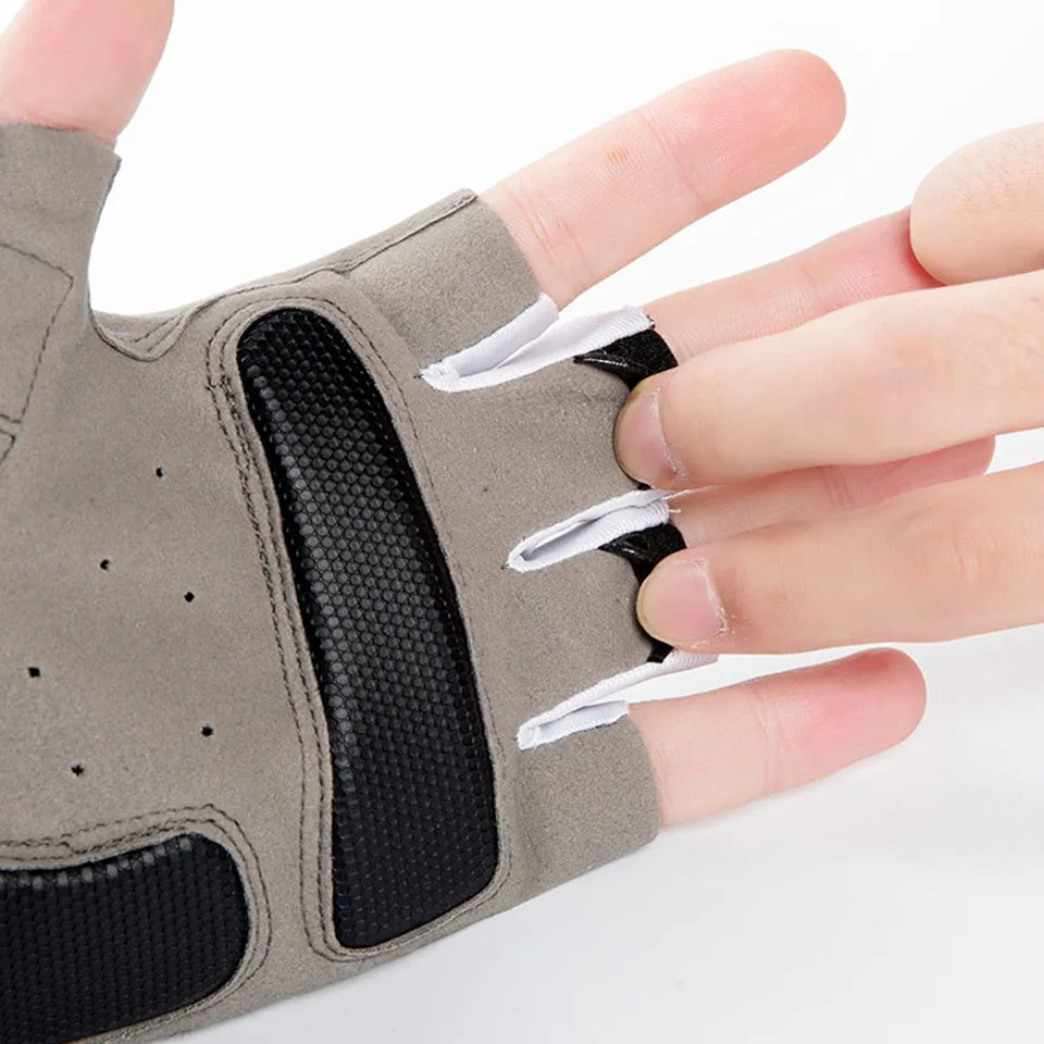 Breathable Half Finger Cycling Gloves Anti Slip Pad Motorcycle MTB Road Bike Gloves Men Women Sports Bicycle Gloves 5