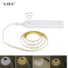 5 в постоянного тока Светодиодная лента с датчиком движения/с usb-портом SMD2835 Водонепроницаемая IP65 используется для украшения или освещения день и ночь A1