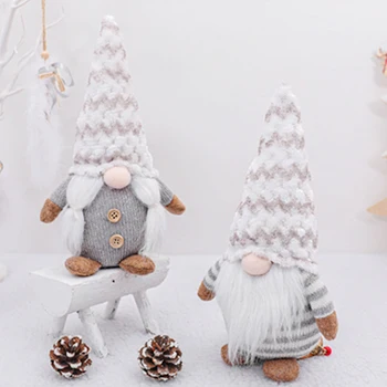 

Lovely Faceless Beard Doll Christmas Tree Hanging Decoration for home Merry Xmas Gift Navidad Happy New Year 2021
