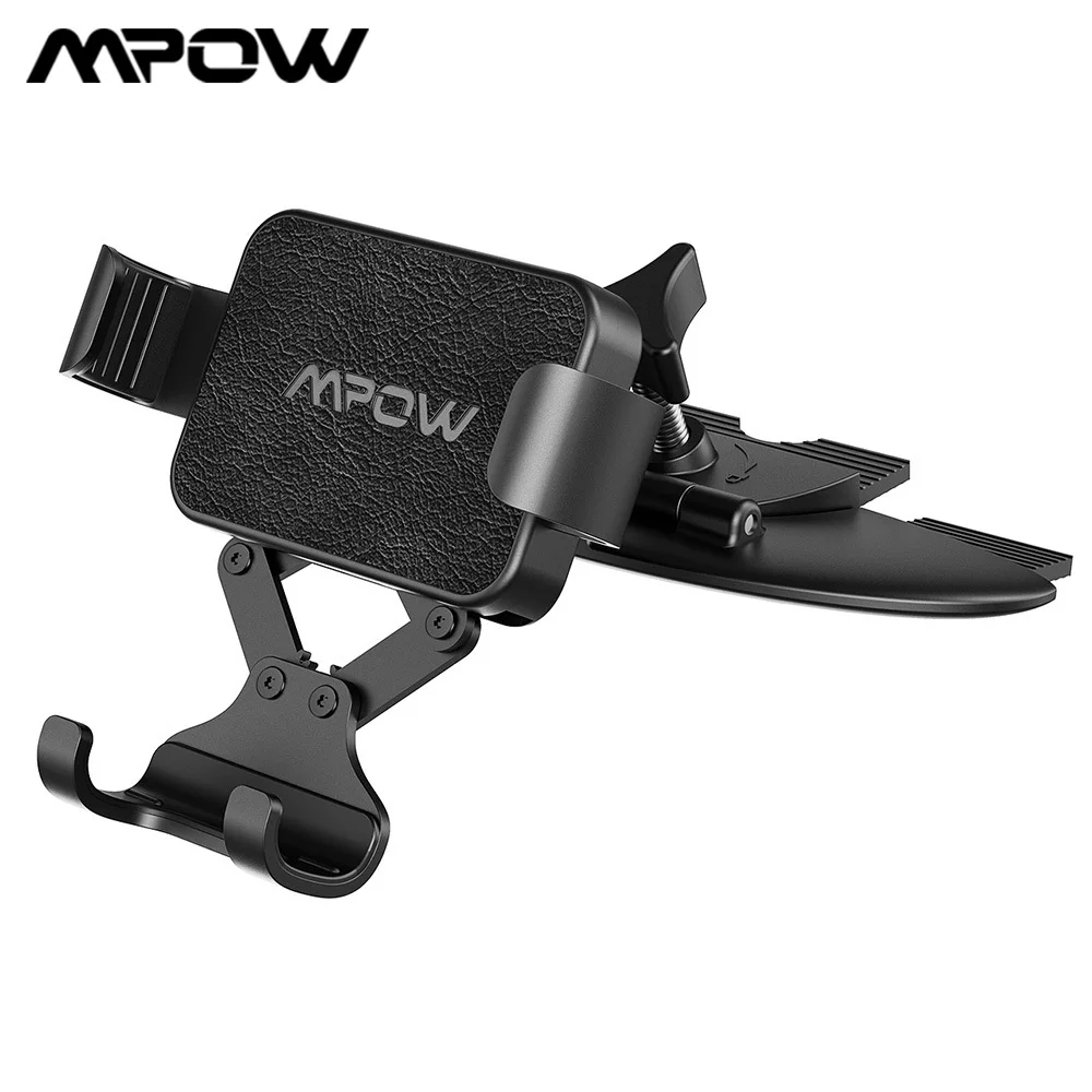 Mpow Car Phone Mount Holder for CD Slot Gravity Car Mount Auto-clamping Car Phone Mount for 4.7 inch-6.8 inch Universal Phone