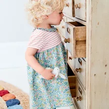 Jumping meter/модные летние платья для маленьких девочек; платье-пачка принцессы с цветочным рисунком; Детская Хлопковая одежда; милые платья для малышей; одежда