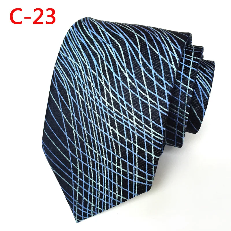 Necktie Мужской Жаккардовый тканый клетчатый Цветочный Пейсли Свадебный Праздничный узкий галстук на шею из полиэстера 8 см Шелковый Цветочный деловой ГАЛСТУК - Цвет: Necktie
