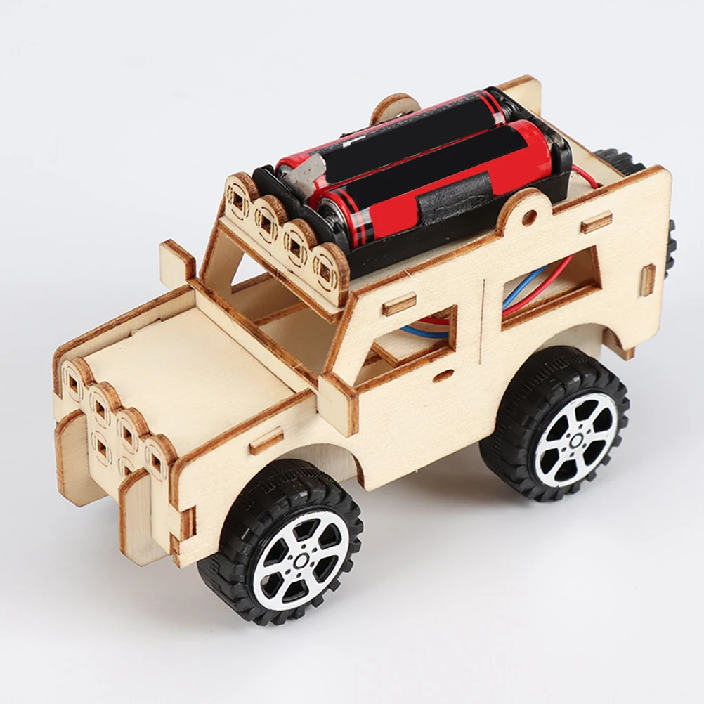 Креативный DIY деревянный сборный автомобиль модель игрушки Дети Обучение ремесло игрушечный автомобиль