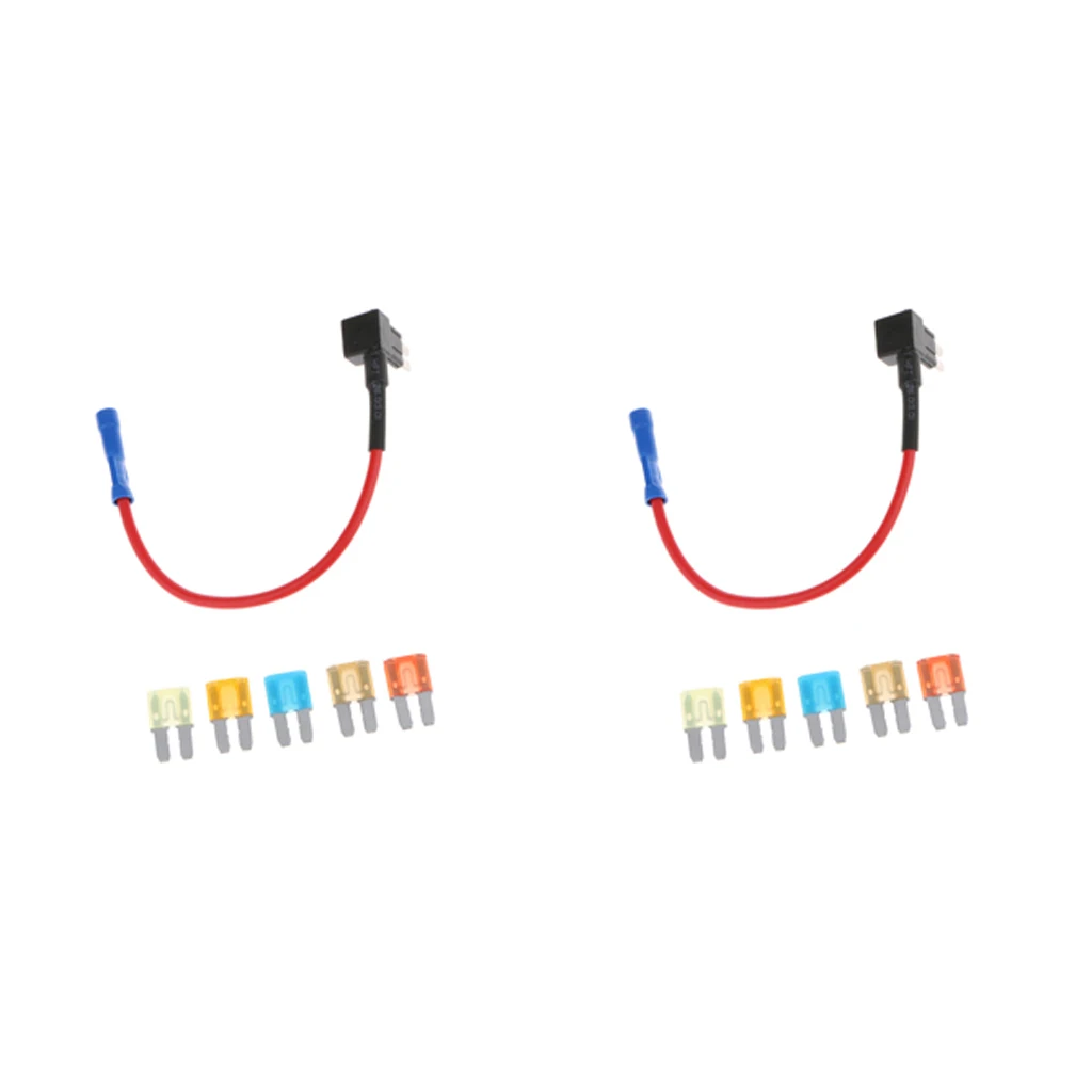 10PCS 5A 7.5A 10A 15A 20A Fuse And Micro2 Add-A-Circuit Fuse TAP Fuse