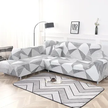 

Please Order Sofa Set (2piece) If Is L-shaped Corner Chaise Longue Sofa Elastic Couch Cover Stretch Sofa Covers for Living Room