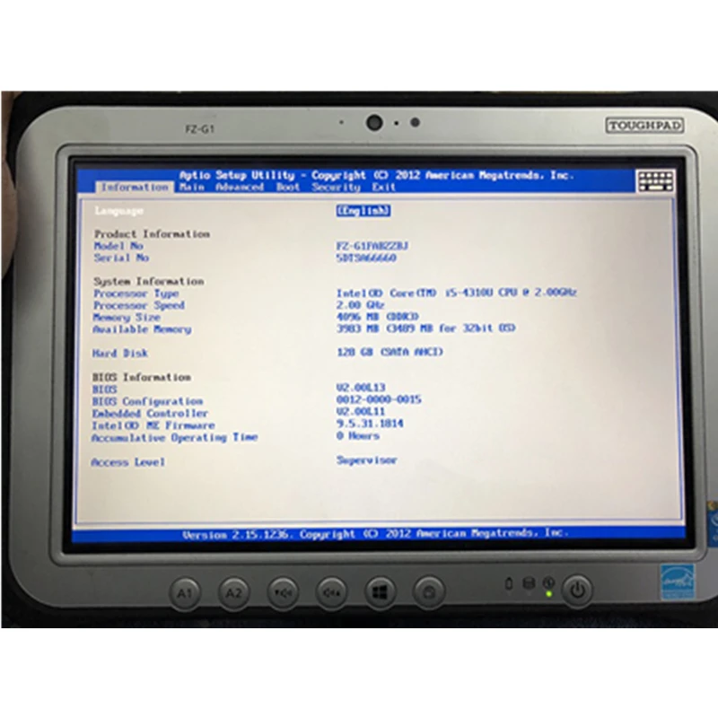 Toughbook FZ G1 ноутбук с процессором fzg1 озу 8 гб SSD win10 пк P an⑤ toughpad бесплатной доставкой