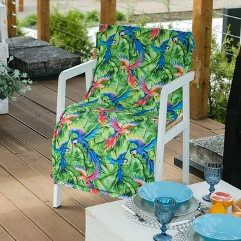 

Pillow for an outdoor chair "Ethel" Parrot, 50 × 100 + 2 cm, reps impregnated with VMGO, 100% cotton