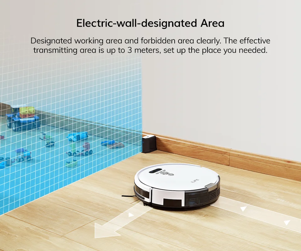 ILIFE V8 Plus Wet Mop Navigation Planned Robot Vacuum Cleaner