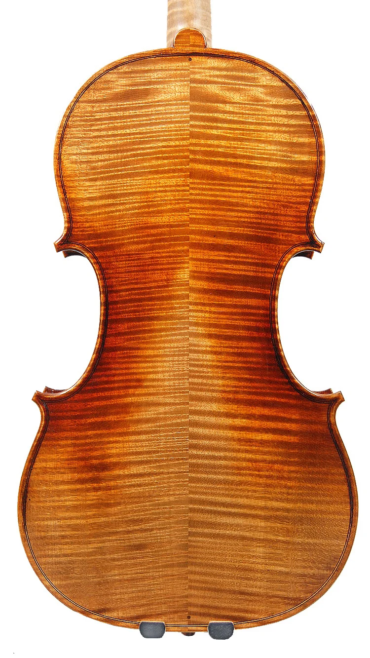 Strong tone！ Italian retro Oil Varnish Handmade Violin 4/4 Stradivarius Professional playing solo violin With case