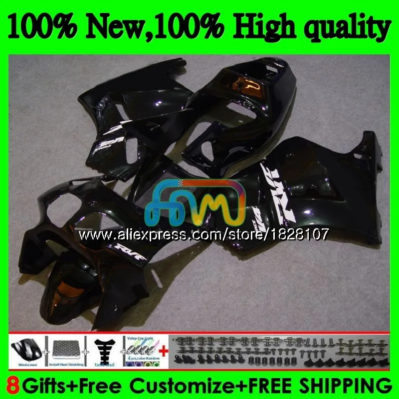 RVF400R NC30 для HONDA VFR400 R V4 черный VFR400R 91 92 93 94 88BS. 60 ЛРВ 400 R NC35 400R 1991 1992 1993 1994 обтекатель