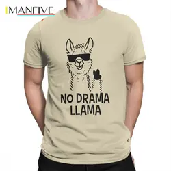 Нет Драмы Ламы трава китайский мем "Mud Horse" футболка мужской короткий рукав новинка футболка с круглым вырезом чистый одежда из хлопка;