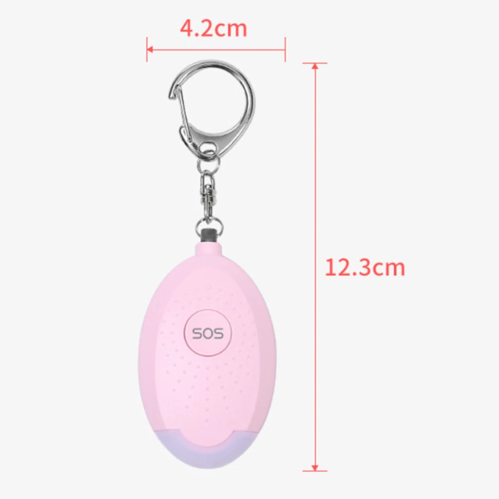 Safe Sound Personal Alarm Keychain 130db Security Emergency Siren LED Light