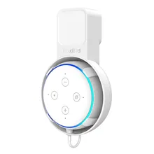 GGMM розетка настенная Подставка-вешалка для Amazon Alexa Echo Dot 3rd Gen работает с Amazon Echo Dot 3, чехол-держатель для спальни