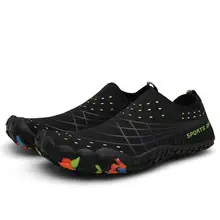 Летняя женская обувь для воды, женские пляжные шлепанцы, обувь для бассейна, Мужская обувь для бассейна, носки для купания, болотные сандалии, черный цвет