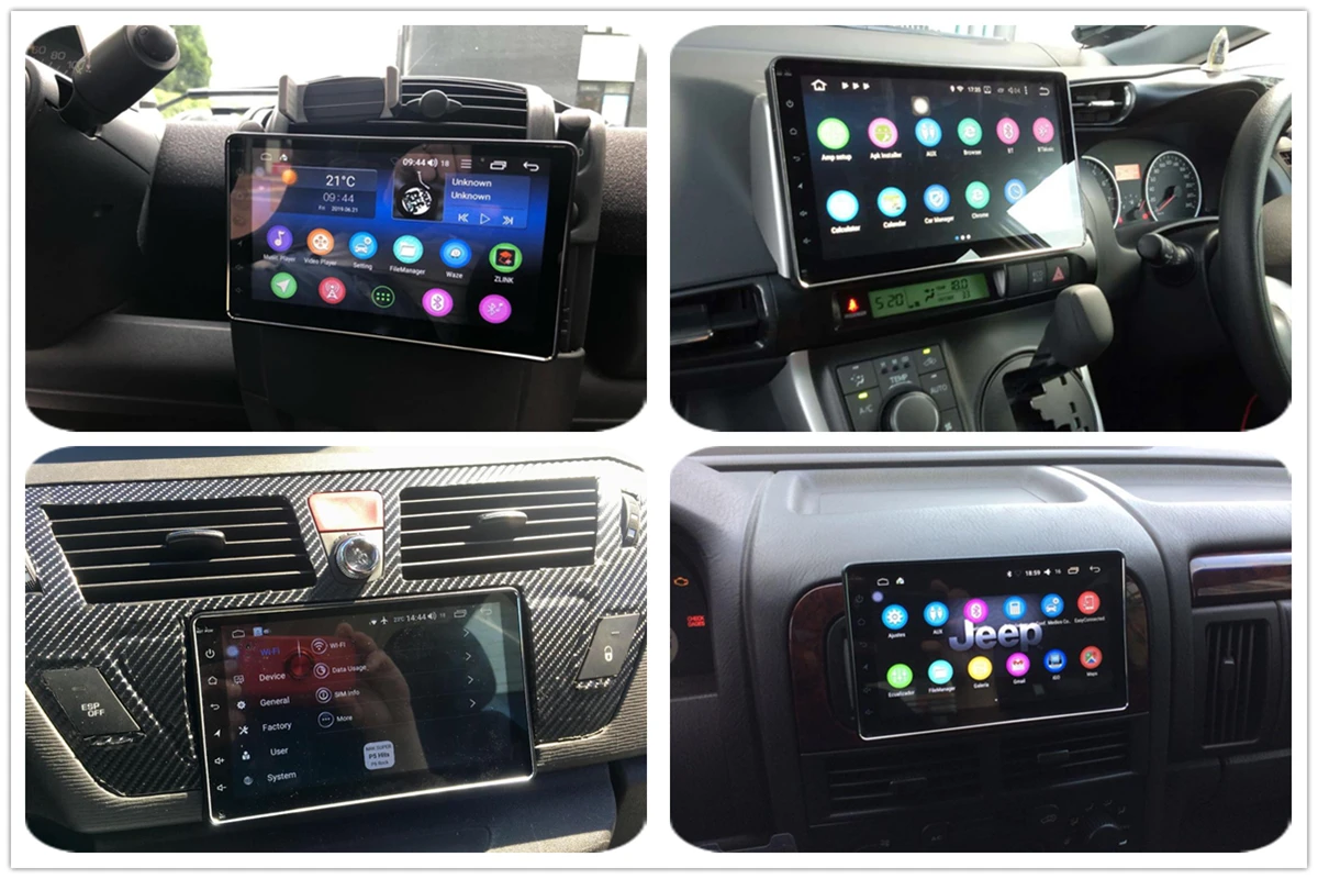 Top 10.1" 1Din 1280*720 Android 8.1 Car Stereo Radio Multimedia Player for Volkswagen/Skoda/Seat DSP GPS Zlink Subwoofer DVR OBD DAB 19