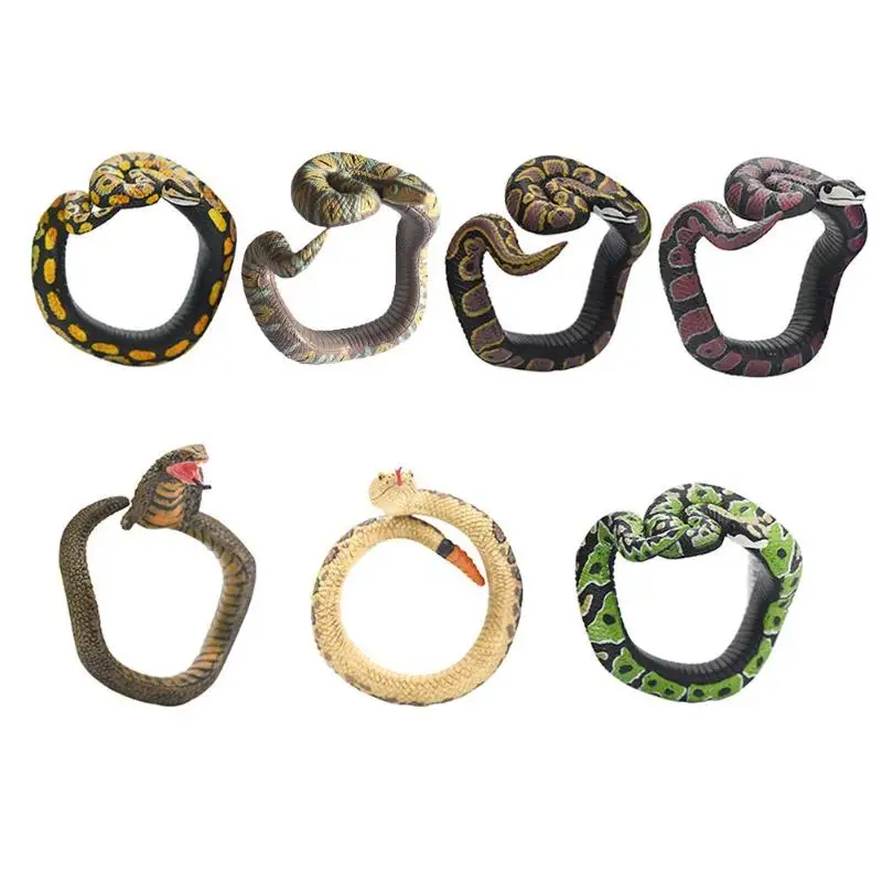 Имитация Змея Браслет вечерние игрушки шалость Забавный День Рождения Вечеринка Хэллоуин реквизит новые и красивые узоры модные