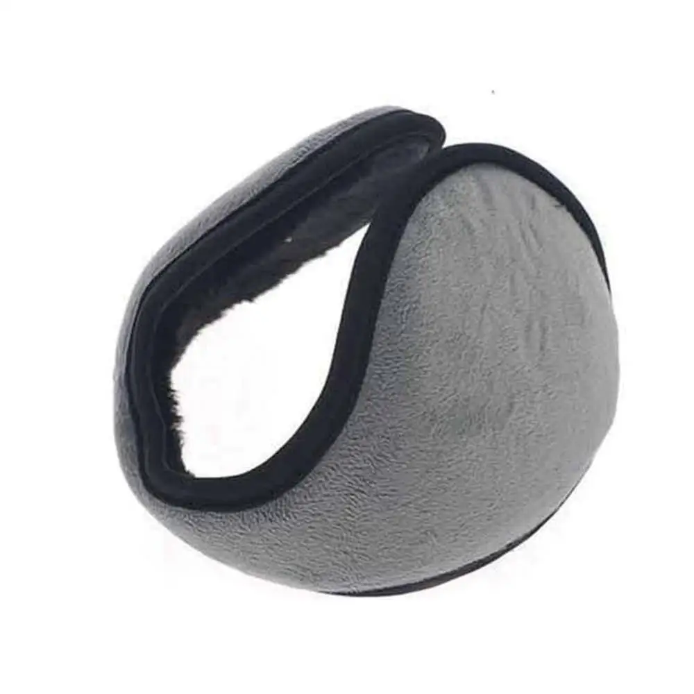gray ear warmers Горячая, наушники, аксессуары для одежды, Наушники унисекс, зимняя Ушная муфта, повязка для ушей, теплые наушники, подарок, черный/кофейный/серый/темно-синий - Цвет: gray ear warmers
