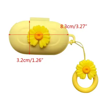 

Cute Flower Pattern Protective Silicone Cover Case for Samsung-Galaxy Buds/Buds+