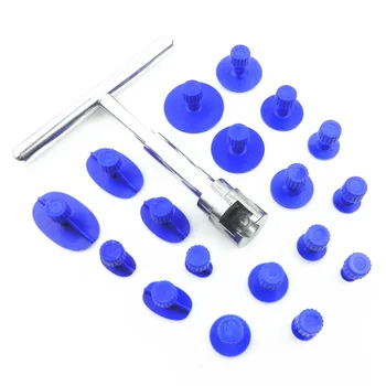 

Car Slide Hammer Dent Puller Kit Paintless Dent Repair Hail Removal Kit PDR Tool with 18 Pulling Tabs for Auto Body Repair Tool