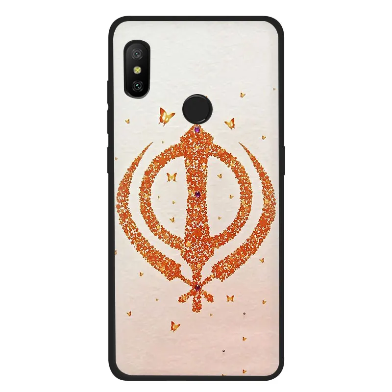 EWAU сикхских Кханда сикхизм силиконовый чехол для телефона для Xiaomi Redmi Note 4 4X5, 6, 7, 8 Pro 5A prime - Цвет: B11