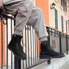  Wool winter women's short boots round toe cross straps to increase thick-soled short boots fashion formal short boots 