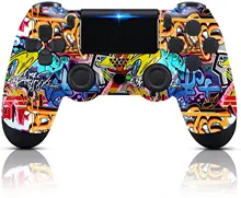 PS-4 Wireless Controller Compatible with PS-4/Pro/Slim/PC,with Dual Vibration Game Remote-1000mAh