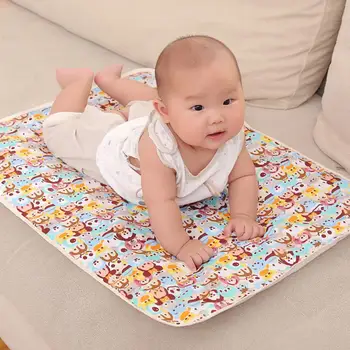

Baby Cotton Waterproof Protector Pad Non Slip Bed Pad 50*70cm Baby Nappy Changing Pad Infant Change Mat Cover Bed Pad