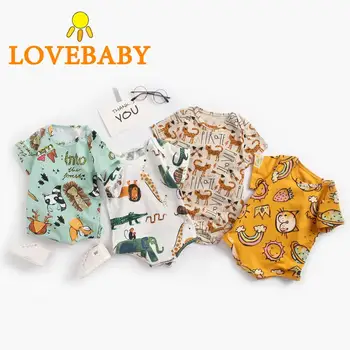 

Cute Baby Bodysuits Summer Newborn Girls Clothing Twins Baby Climbing Onesie Jumpsuits Baby Boys Clothes Bebe Body Infantil Suit