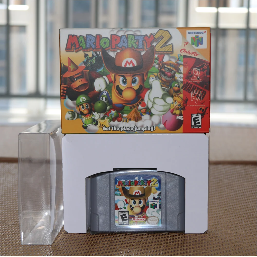Super Smash Bros Mario Party 2 Marioed Kart 64 Game Card for Nintendo 64 Video Games Cartridges N64 Console English USA Version Super Smash Bros Mario Party 2 Marioed Kart 64 Game Card for Nintendo 64 Video Games Cartridges N64 Console English USA Version