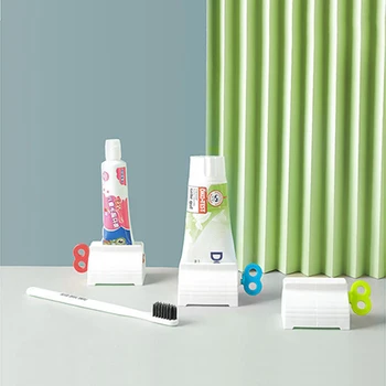 

Toothpaste Dispenser Manual Toothpaste Squeezing Machine Creative Bathroom Toothpaste Clip Facial Cleanser Toothpaste Presser