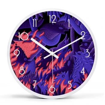 

Nordic Vintage Wall Clock Creative Simple Art Digital Metal Silent Living Room Quartz Wall Clock Duvar Saati Home Decor DB60WC