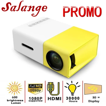 

Salange YG300 Mini Projector LED Projector Lcd Projetor Audio HDMI USB Mini YG-300 Proyector Home Theater Media Player Beamer