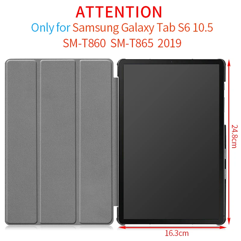 Чехол для Samsung Galaxy Tab S6 10,5 SM-T860 SM-T865 10," планшет смарт-подставка чехол для Galaxy Tab S6 10,5 чехол
