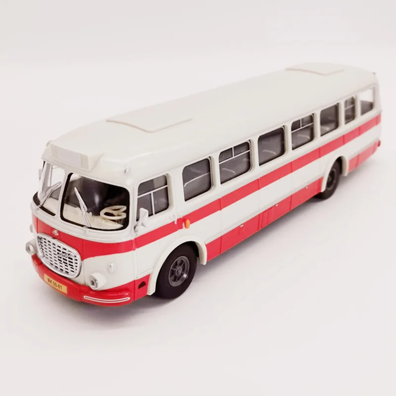 Beste Koop geschenkdoos verpakking bus, 143 abs plastic Skoda 706 RTO bus, simulatie plastic glijden speelgoed, hoge kwaliteit gift, gratis verzending