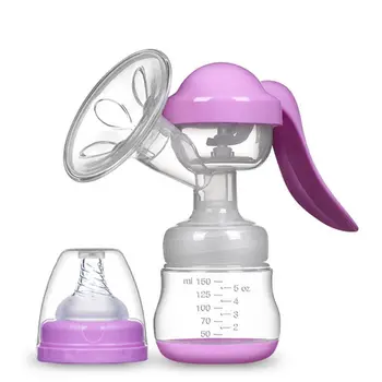 

Manual Breast Pump Feed Milk Maker Powerful Baby Nipple Suction Great for Travel