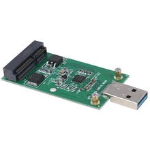 Горячая Распродажа Mini USB 3 0 к PCIE mSATA внешний SSD PCBA