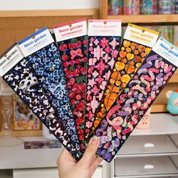 Autocollants en papier léopard cerise, 2 pièces/paquet, Scrapbooking créatif, papeterie fournitures scolaires 