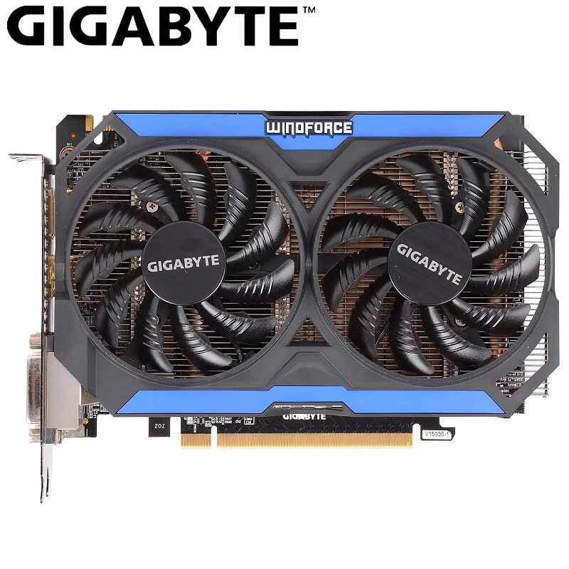 GIGABYTE графическая карта NVIDIA GeForce GTX 960 2GB игровой ПК от GTX960 128Bit GDDR5 Hdmi Dvi игровая б/у