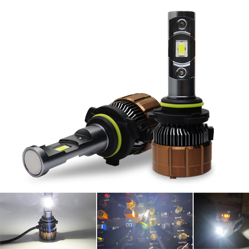 

Car headlight bulb H4 led H7 H11 9005 9006 led 9012 H1 H3 80W 8000LM 6000K Hi/low beam V6S Automotivo Auto Fog Light Lamp 12V