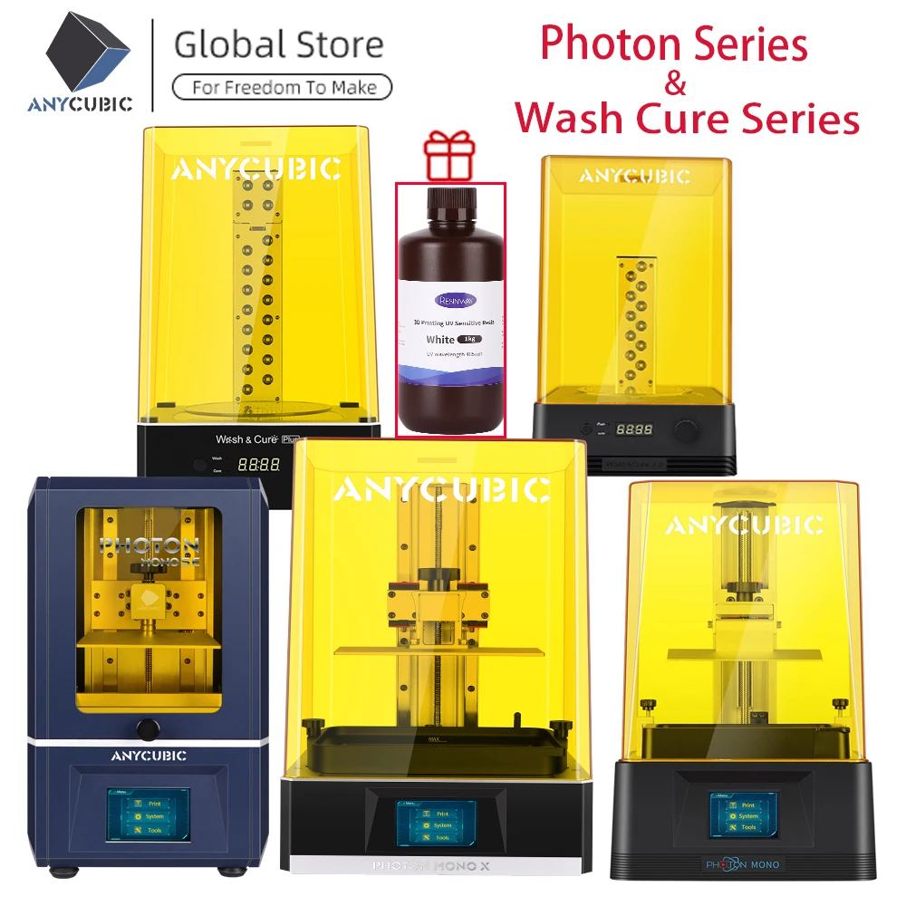 3d принтер Anycubic LCD Series Photon Mono X/Photon SE/Photon Mono/Photon S/Wash Cure 2 0/Wash Plus 3д | Компьютеры и офис
