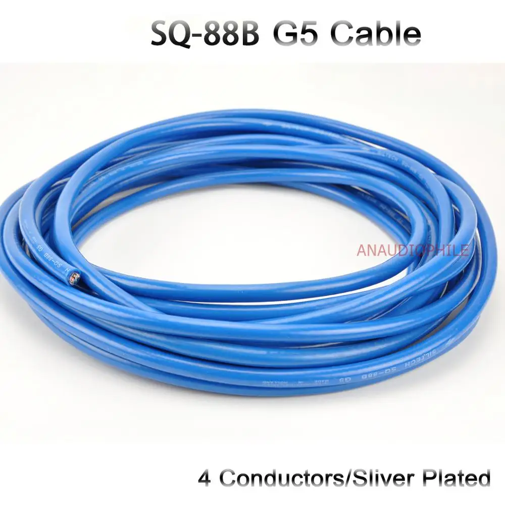 SQ88 G5 Hifi аудиокабель с серебряным покрытием для HiFi RCA кабель соединения