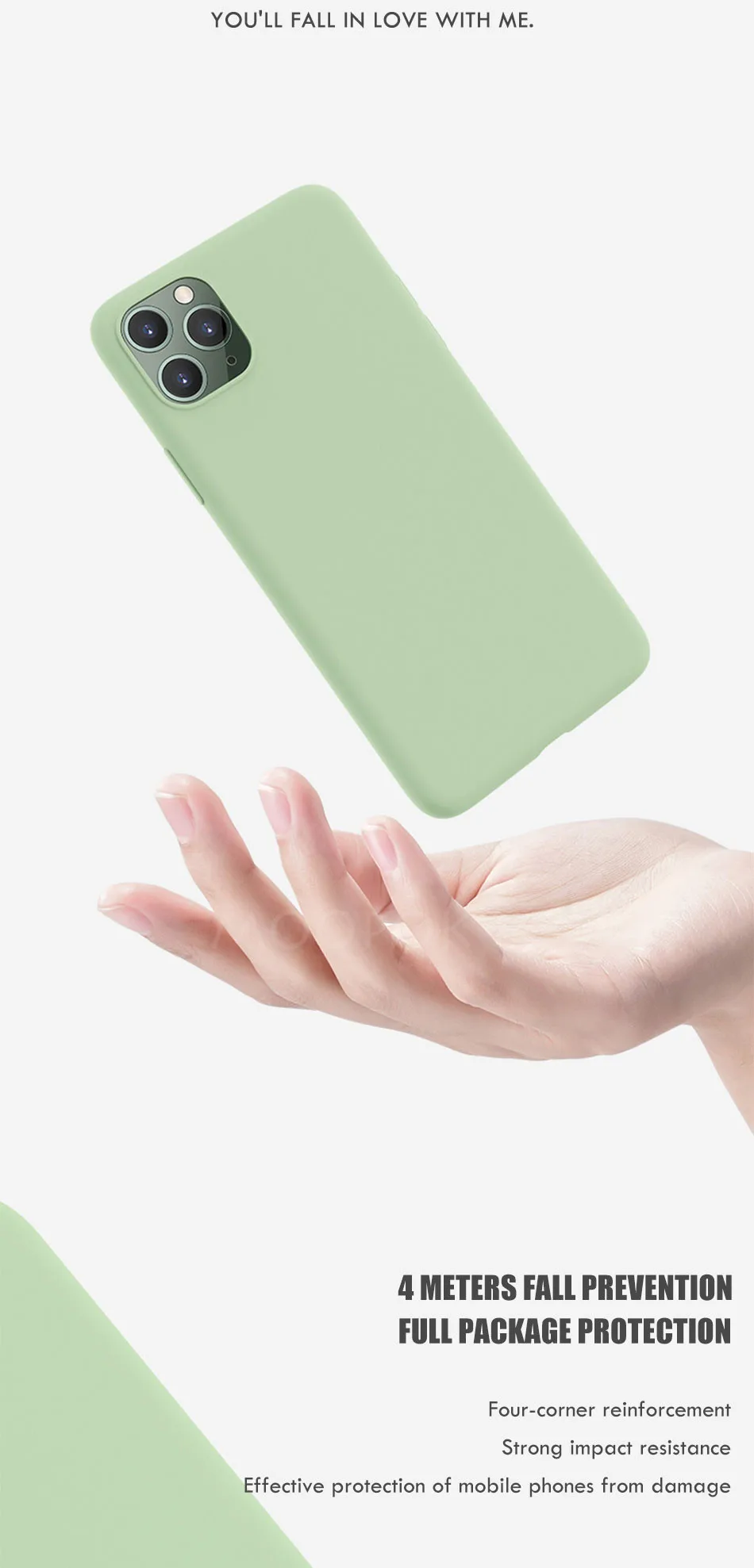 Тонкий мягкий чехол для iPhone 7, 8, 6, 6s Plus, X, 11, жидкий силиконовый чехол, карамельный цвет, Coque Capa On для iPhone X, XR, XS, 11 Pro, Max чехол
