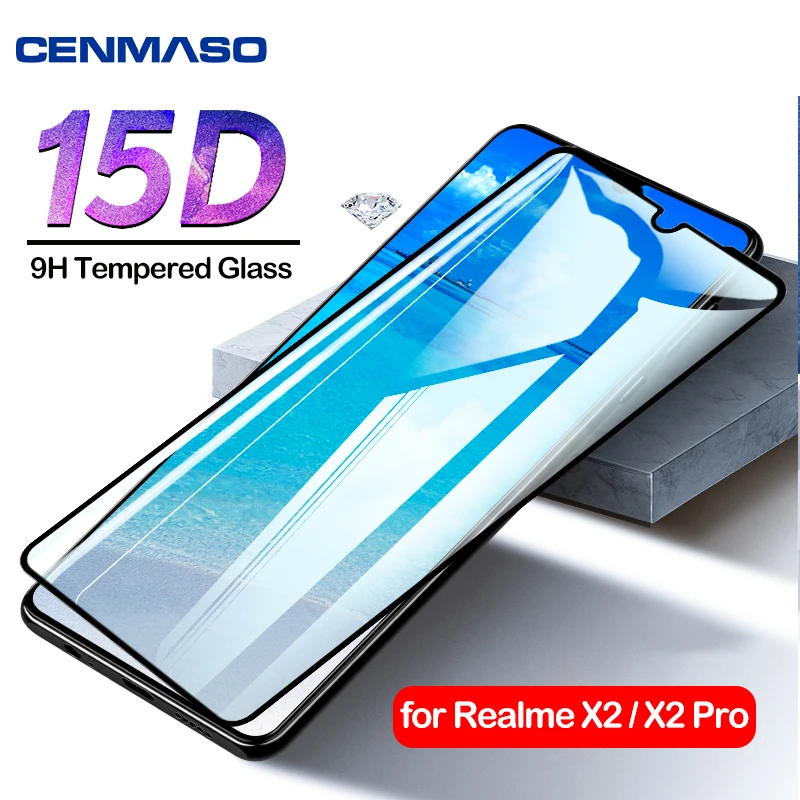 Для OPPO Realme X2 Pro Защитное стекло для экрана 9H Защитное стекло для OPPO Realme X2 15D закаленное стекло