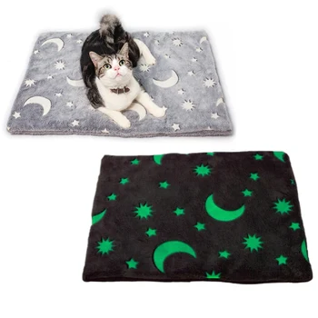 

Pet Mat Flannel Dog Bed Winter Thicken Warm Cat House Dog Blanket Puppy Glow Sleeping Cover For Small Medium Large Dog