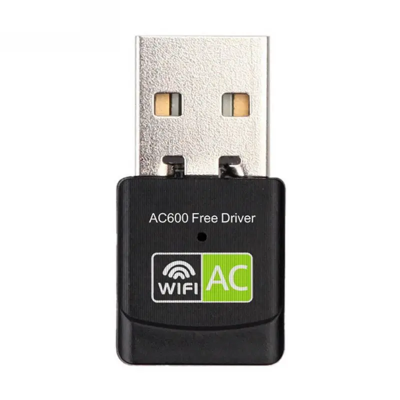 

USB WiFi Adapter AC 600Mbps Dual Band 2.4Ghz/5Ghz Wireless USB Computer WiFi Dongle for Laptop PC Desktop