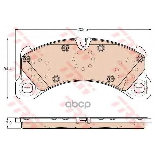 Колодки Тормозные Porsche Cayenne 10- Передние Trw/Lucas Gdb2004 TRW/Lucas арт. GDB2004