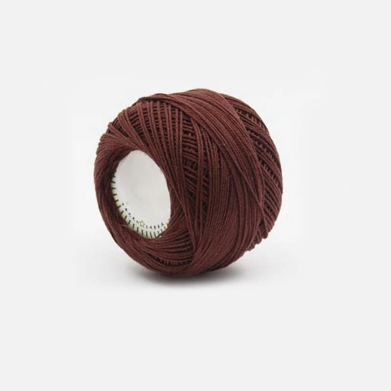 Цветная тонкая кружевная пряжа для вязания, блестящая пряжа, дешевая хлопковая пряжа для вязания свитера, 50 г, 1,5 мм - Цвет: 7