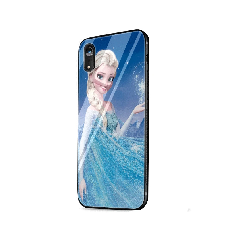G6 Чехол для телефона, стекло для iPhone 11 Pro X XS XR Max iPhone 6 6s 7 8 Plus 5, 5S, чехол с рисунком "Холодное сердце" - Цвет: G6