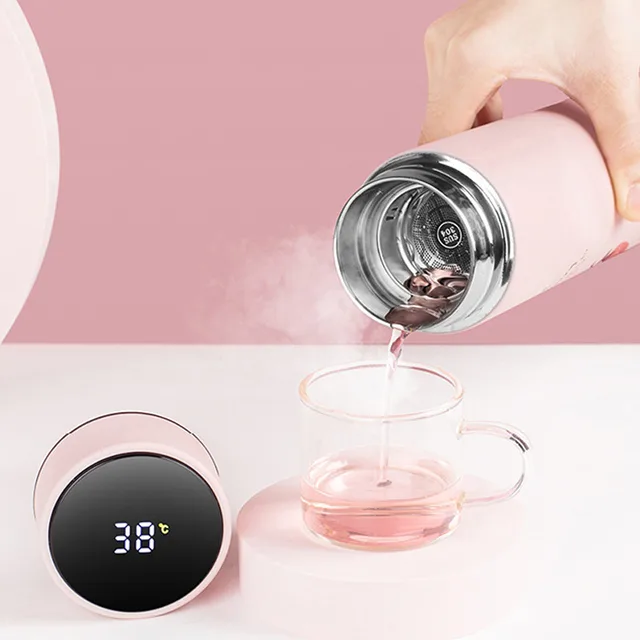 Smart Thermal Bottle Stainless Steel Thermos Water Bottle For Children Vacuum Flasks Keeps Cold Insulation Cup Tea Fruit Cup 5