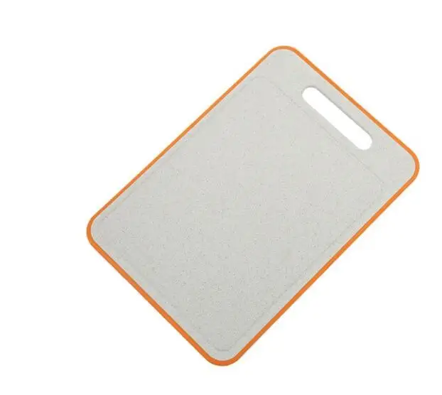 Простая и Универсальная кухонная стойка для хранения инструментов кухонная разделочная доска рамка разделочная доска с пластиковой гравировкой для резки сыра WF10111 - Цвет: S orange